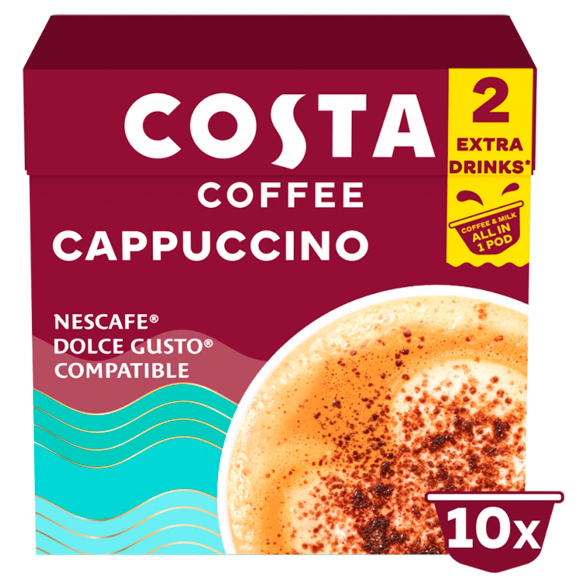 Costa Coffee Cappuccino Pods 10 X 13G — image 1