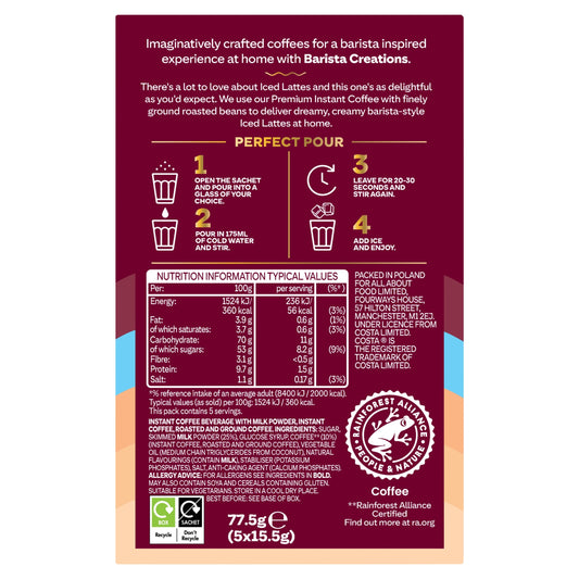 Costa Coffee Iced latte 5x15.5g — image 2