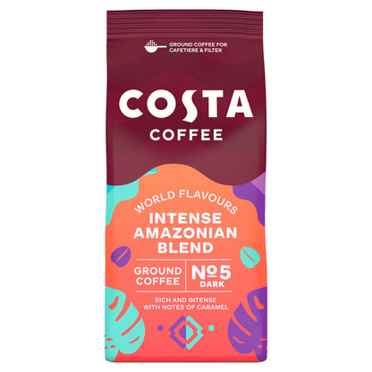 Costa Coffee Intense Amazonian Blend Ground Coffee 200g — image 1