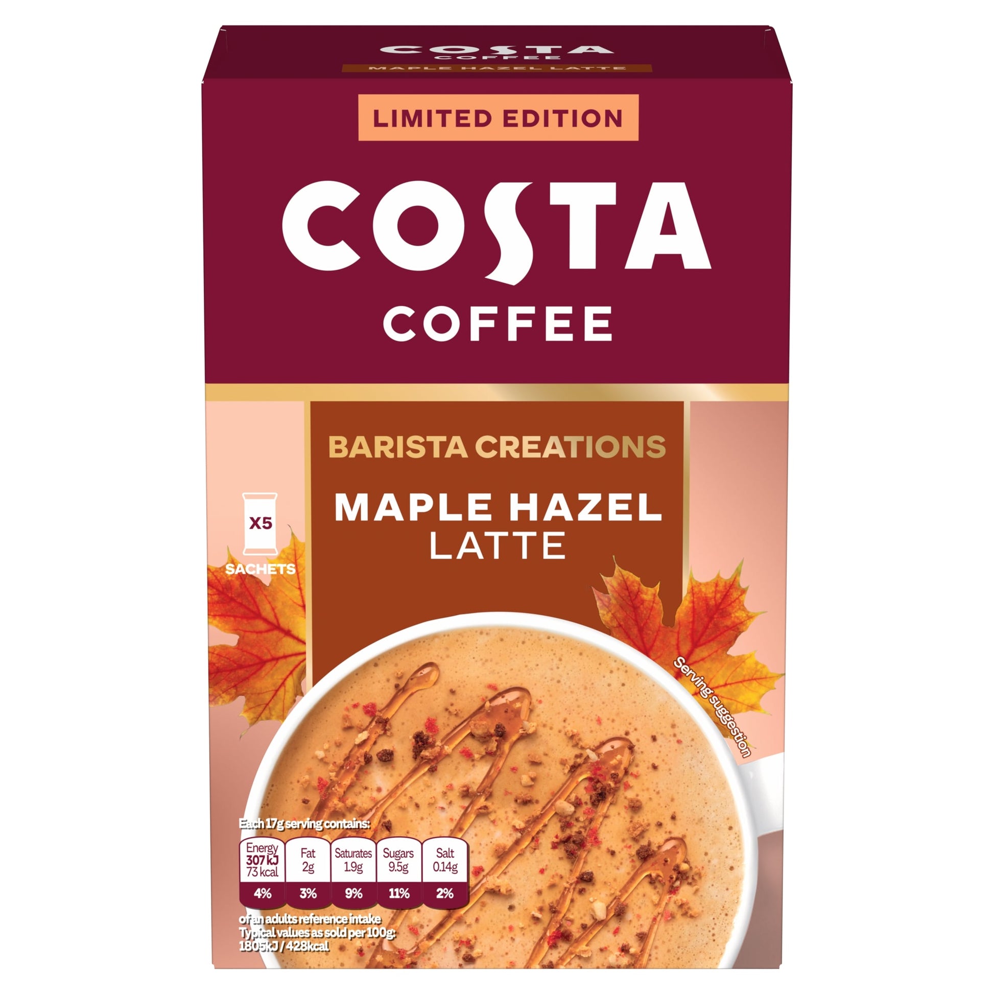 Costa Coffee Maple Hazel Latte 85g — image 1
