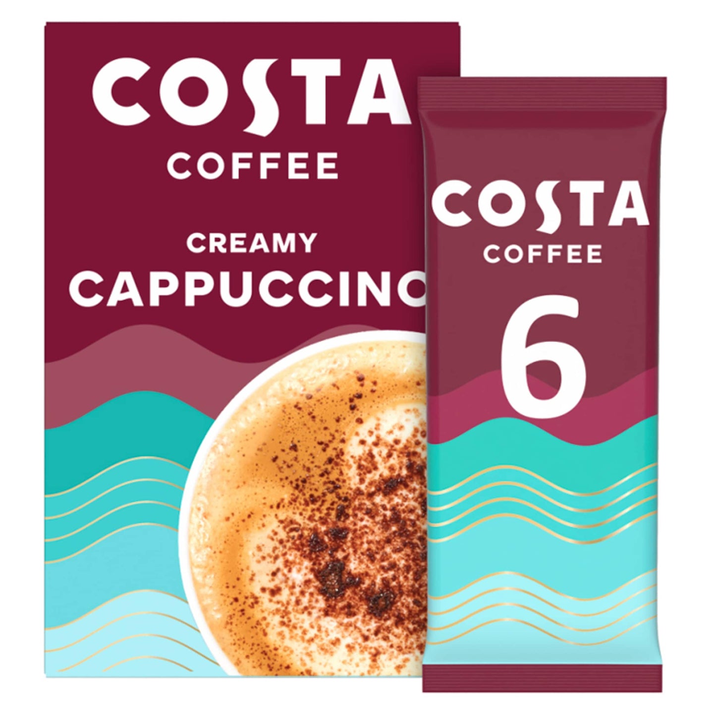 Costa Creamy Cappuccino Coffee 6 X 17G — image 1