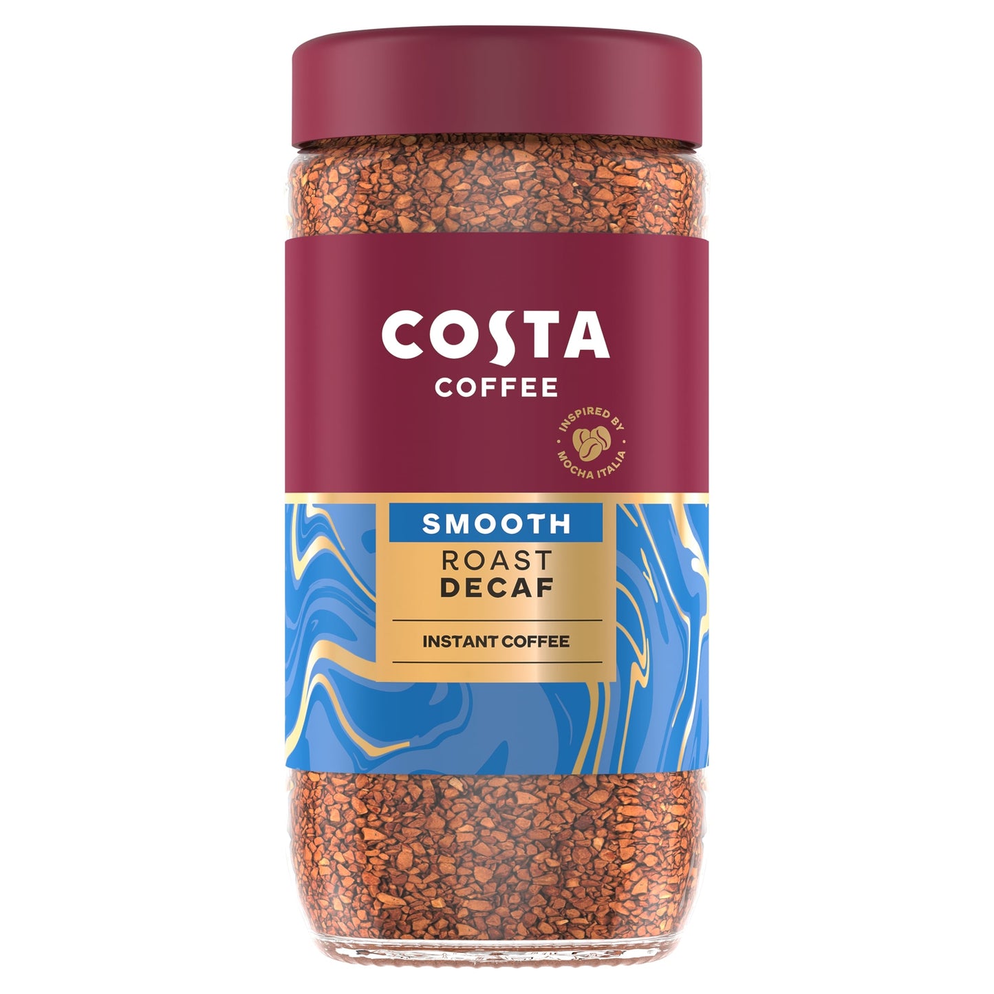 Costa smooth decaf blend instant coffee 190g — image 1