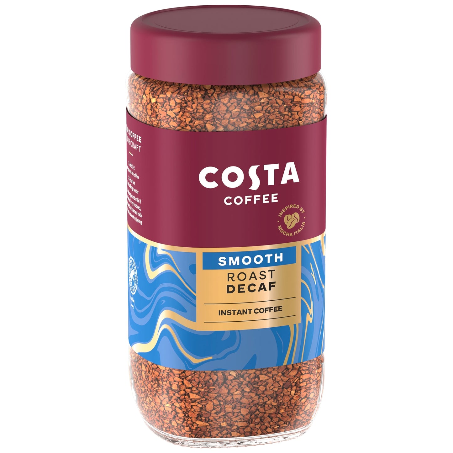 Costa smooth decaf blend instant coffee 190g — image 3