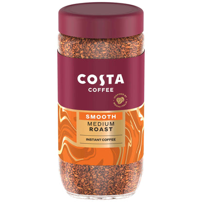 COSTA Smooth Medium Blend Instant Coffee 190g