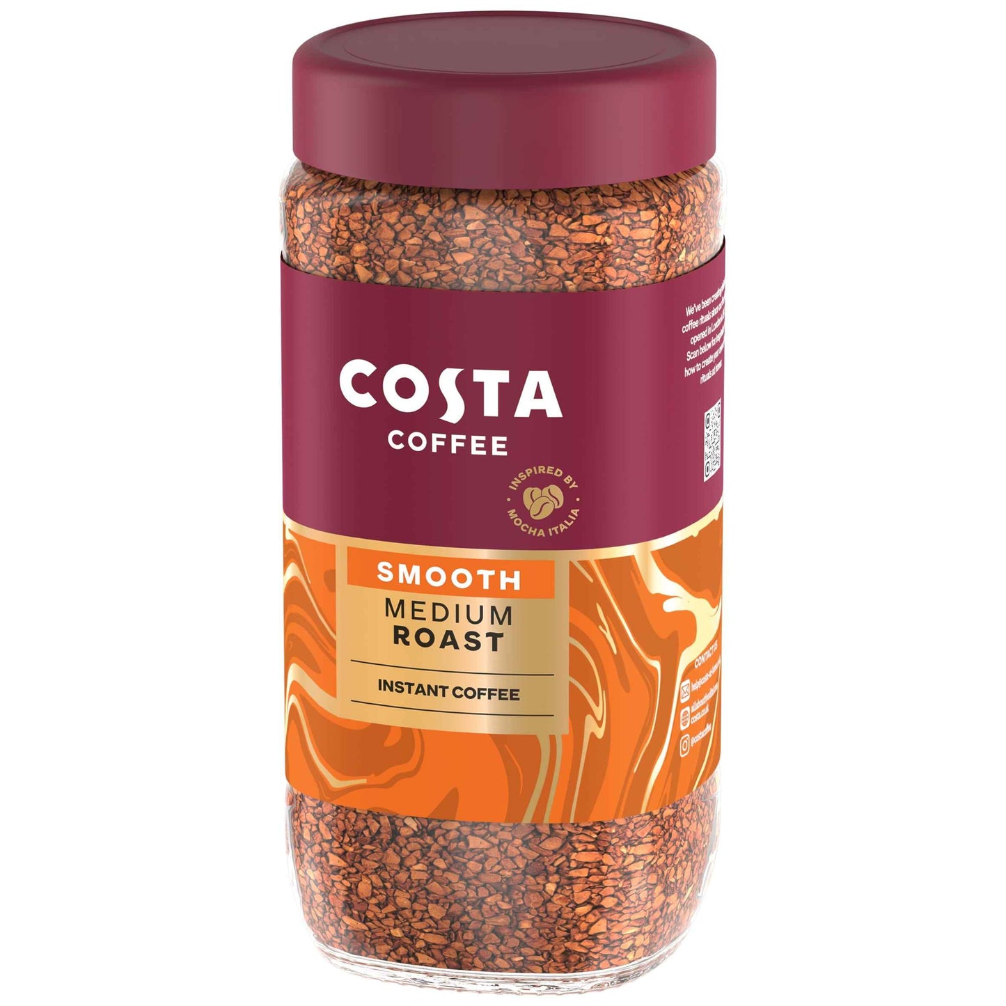 COSTA Smooth Medium Blend Instant Coffee 190g