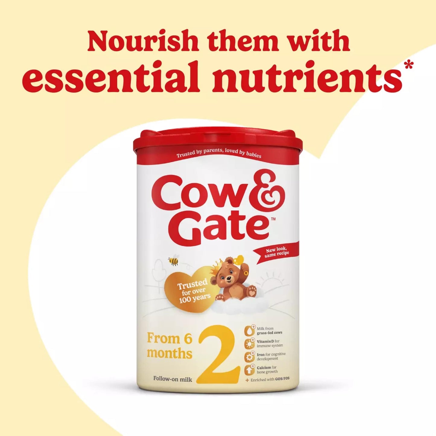 Cow & Gate 2 Follow On Baby Milk Formula Powder 6-12 Months 800g — image 2