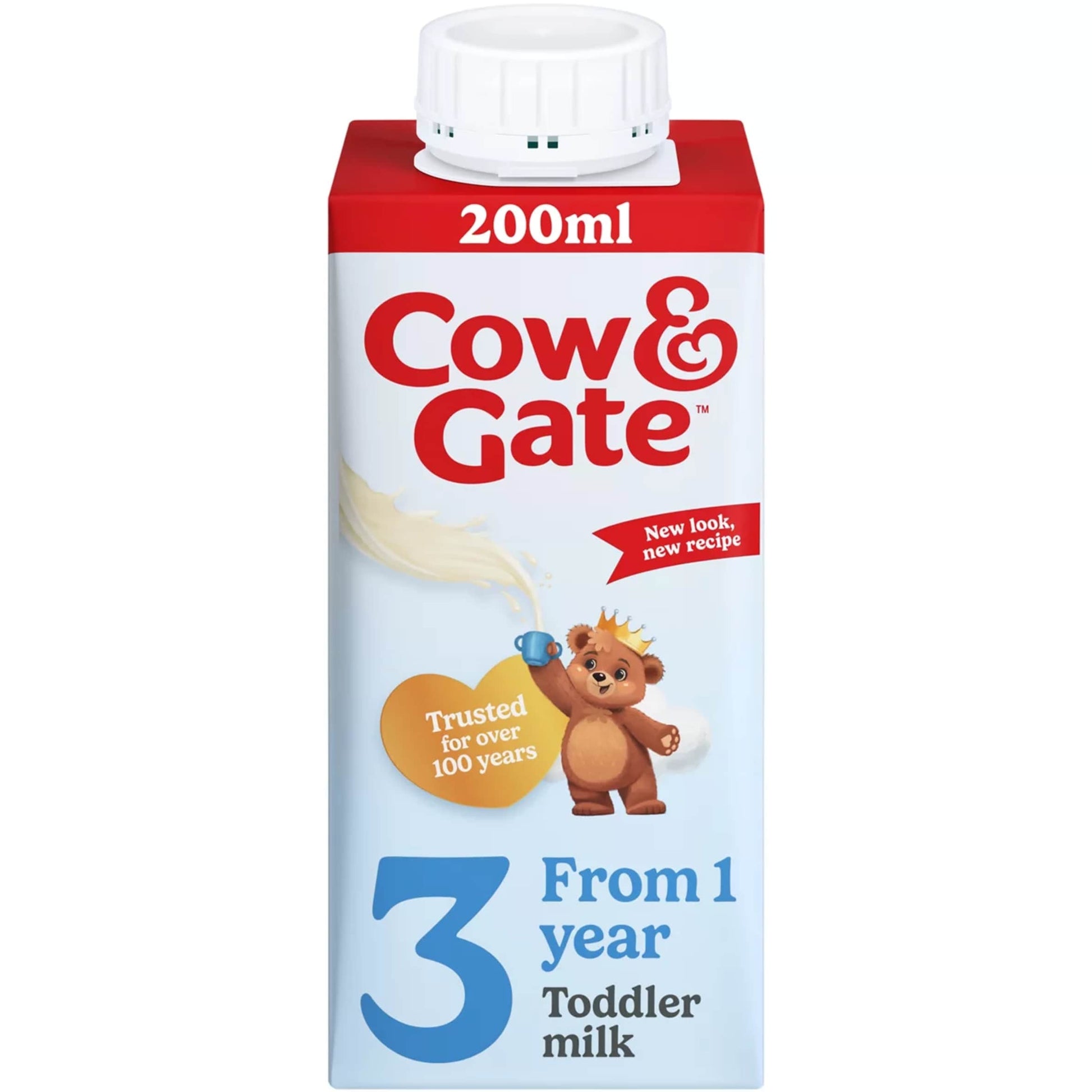 Cow & Gate 3 Toddler Milk Formula Liquid Ready to Feed 1-3 Years 200ml — image 1