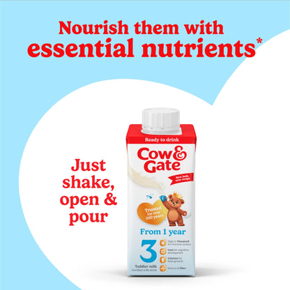 Cow & Gate 3 Toddler Milk Formula Liquid Ready to Feed 1-3 Years 200ml — image 2