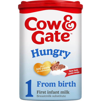 Cow & Gate Hungry First Baby Milk Formula Powder 0-12 Months 800g — image 1