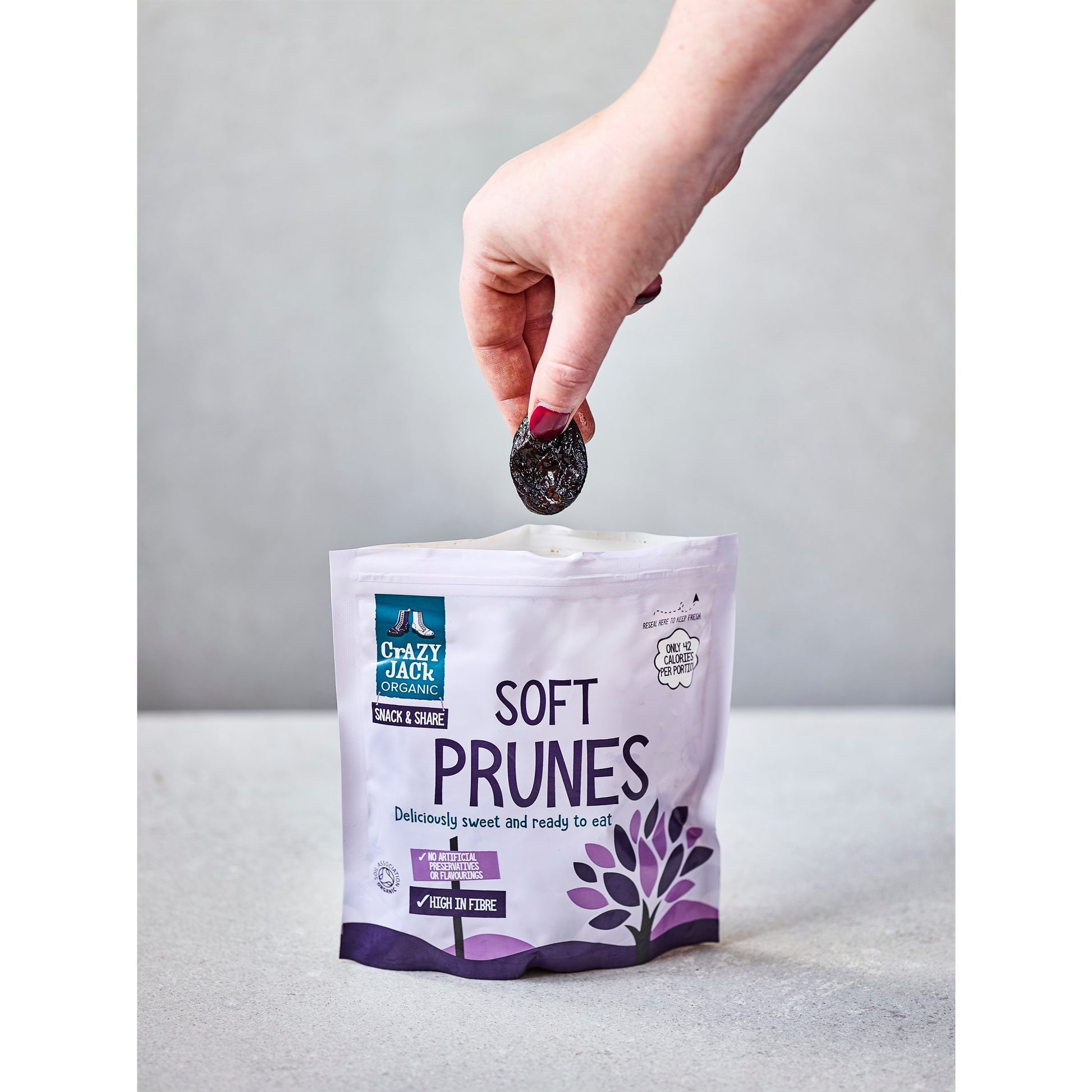 Crazy Jack Organic Organic Soft Ready To Eat Prunes 200G — image 2
