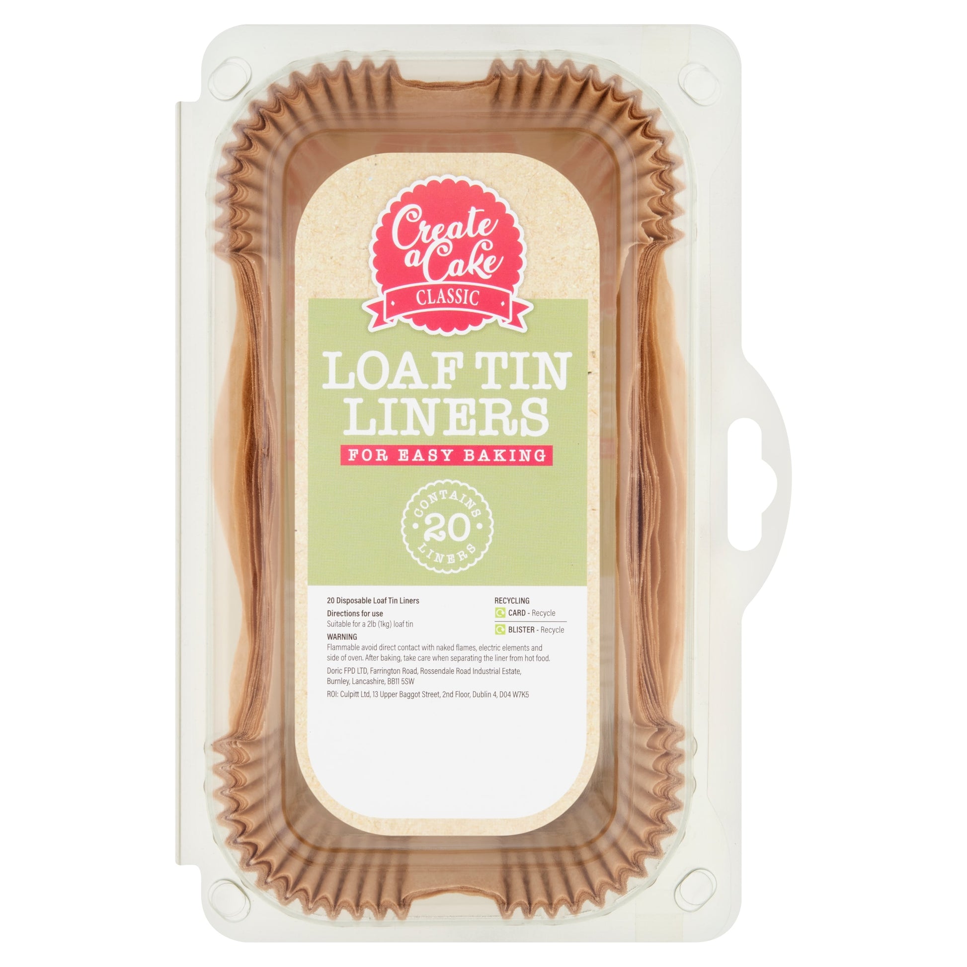 Create A Cake Loaf Tin Liners 20 — image 1