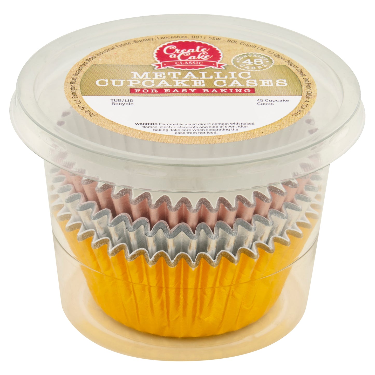 Create A Cake Metallic Cupcake Cases 45 — image 1