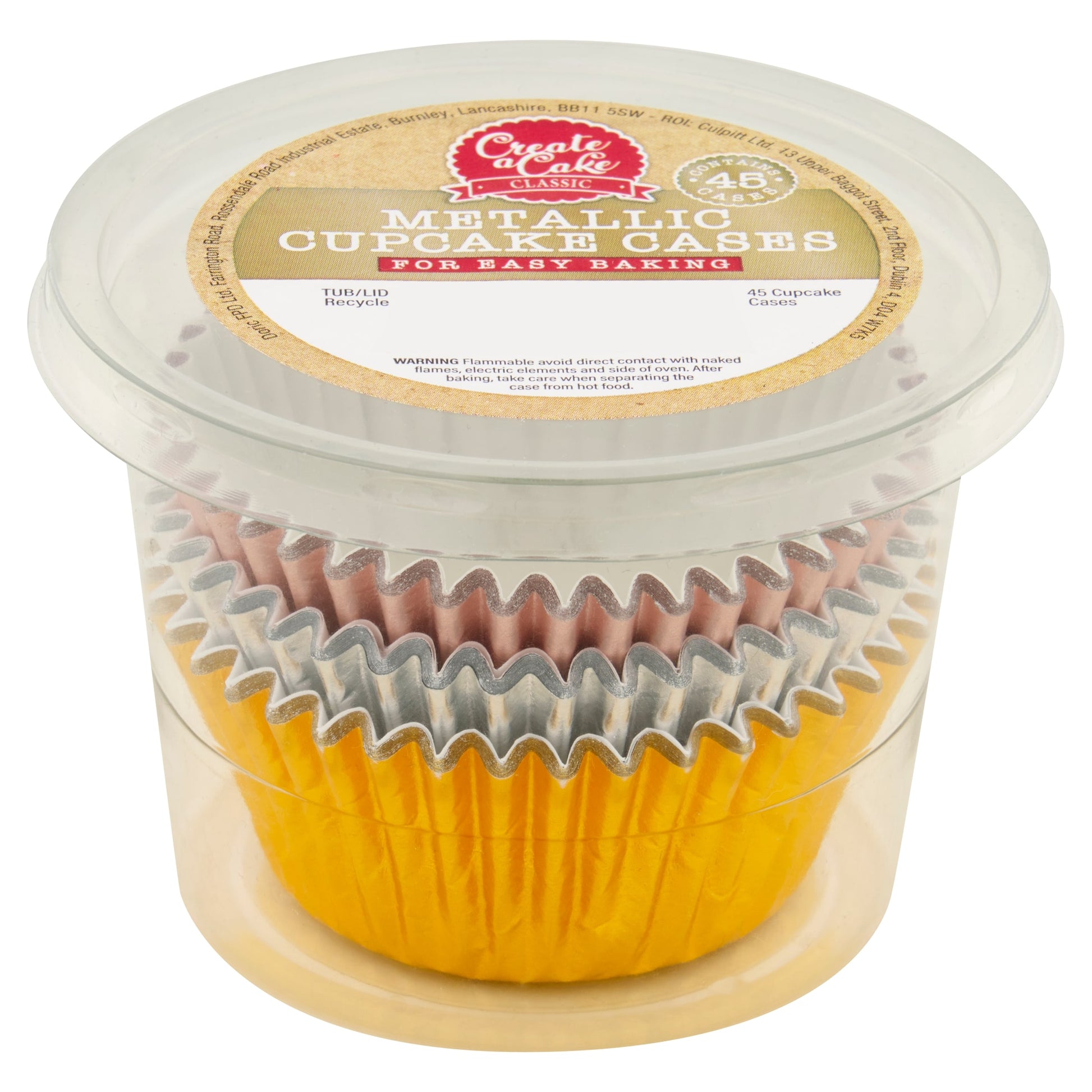 Create A Cake Metallic Cupcake Cases 45 — image 1