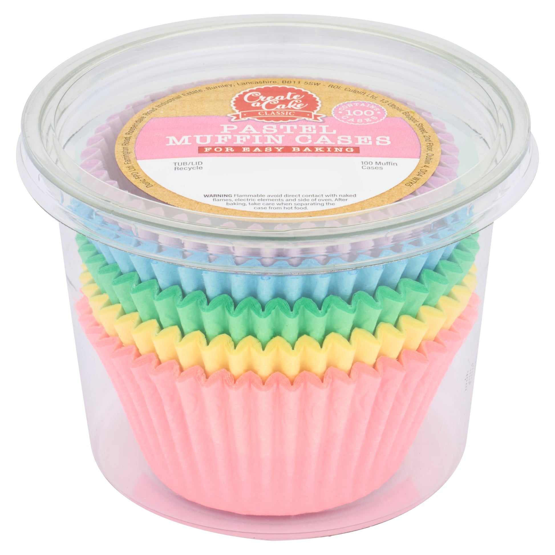 Create A Cake Pastel Muffin Cases 100 — image 1