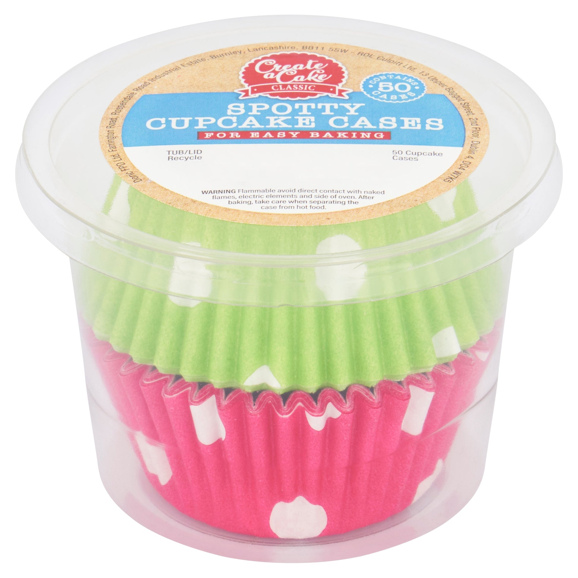 Create A Cake Spotty Cupcake Cases 50 — image 1