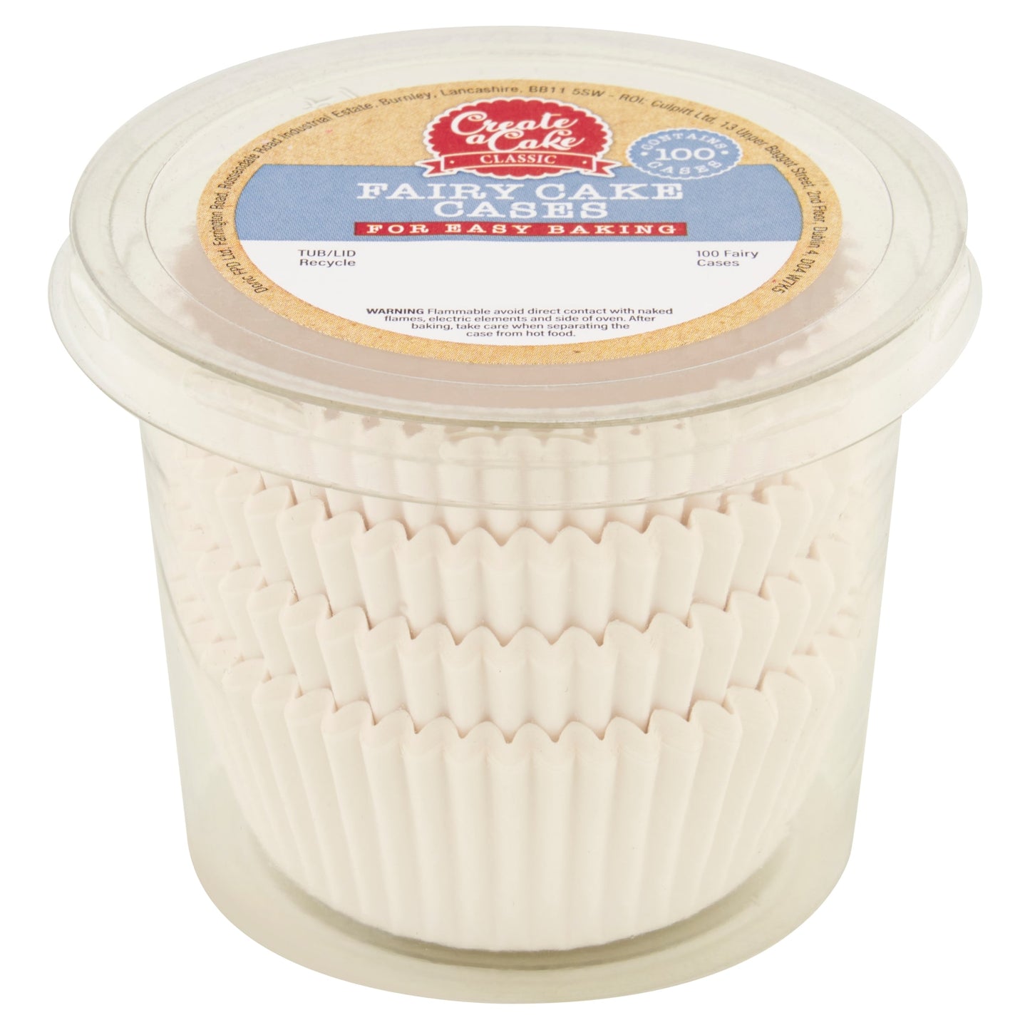 Create A Cake White Fairy Cake Cases 100 — image 1