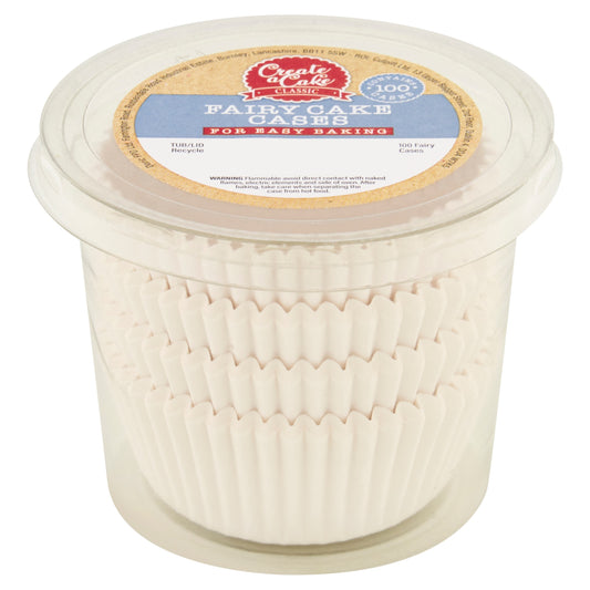 Create A Cake White Fairy Cake Cases 100 — image 1
