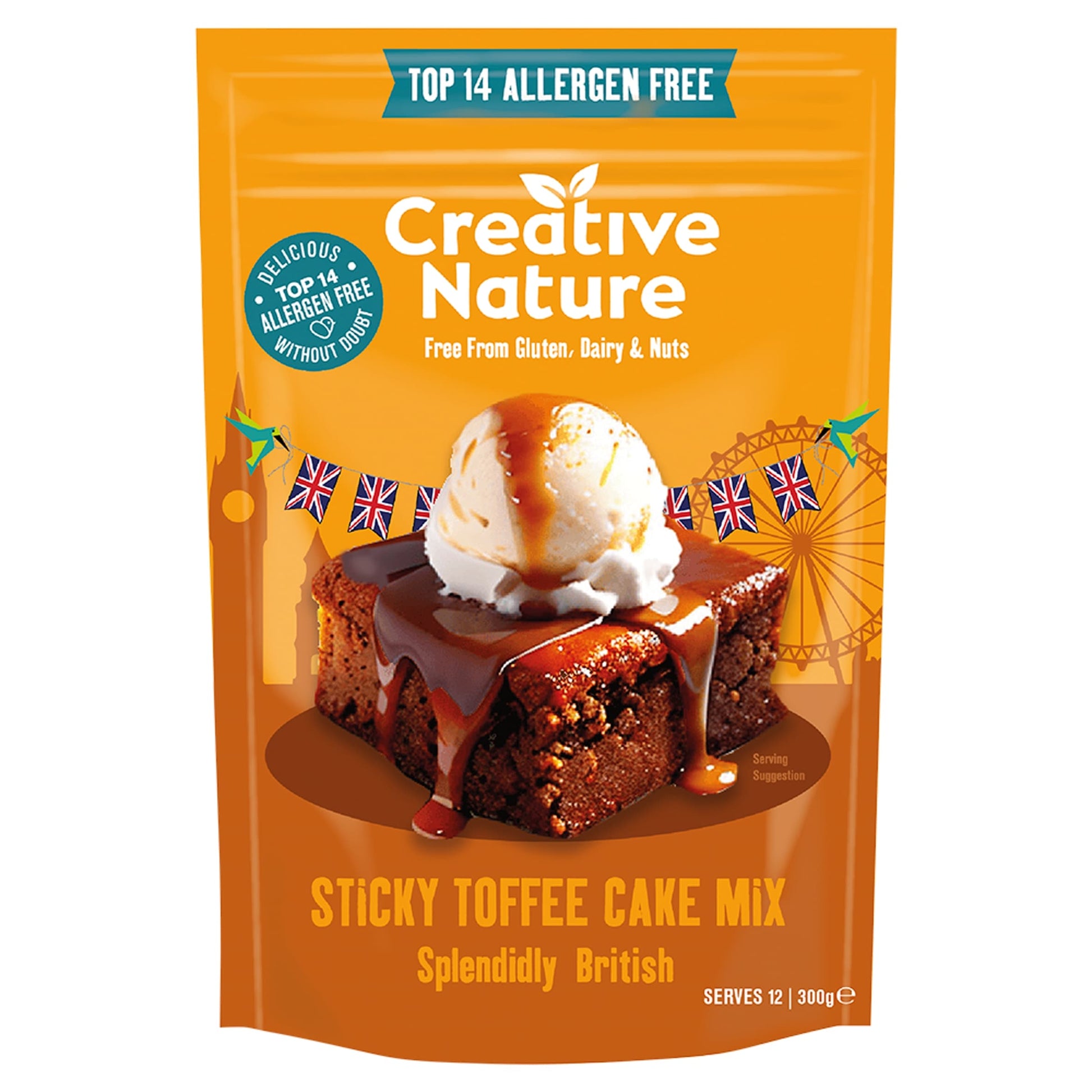 Creative Nature Free From Sticky Toffee Cake Mix 300g — image 1