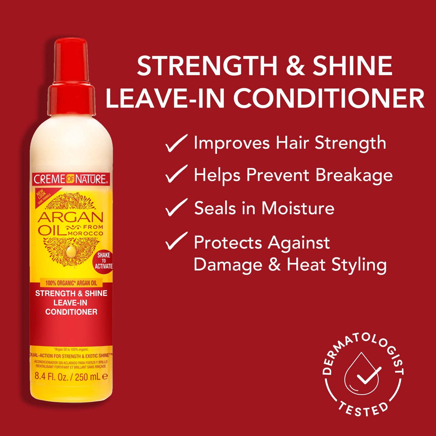 Creme Of Nature Argan Oil Leave In Conditioner 250Ml — image 3