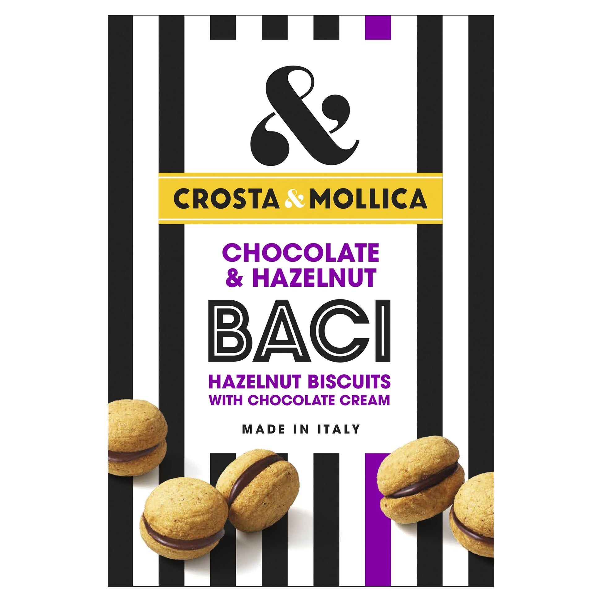 Crosta & Mollica Baci Hazelnut Biscuits 140g — image 1