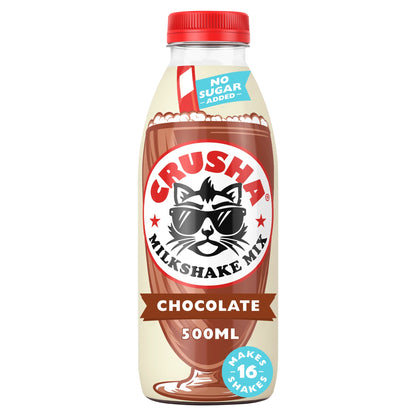 Crusha Chocolate No Added Sugar 500Ml — image 1