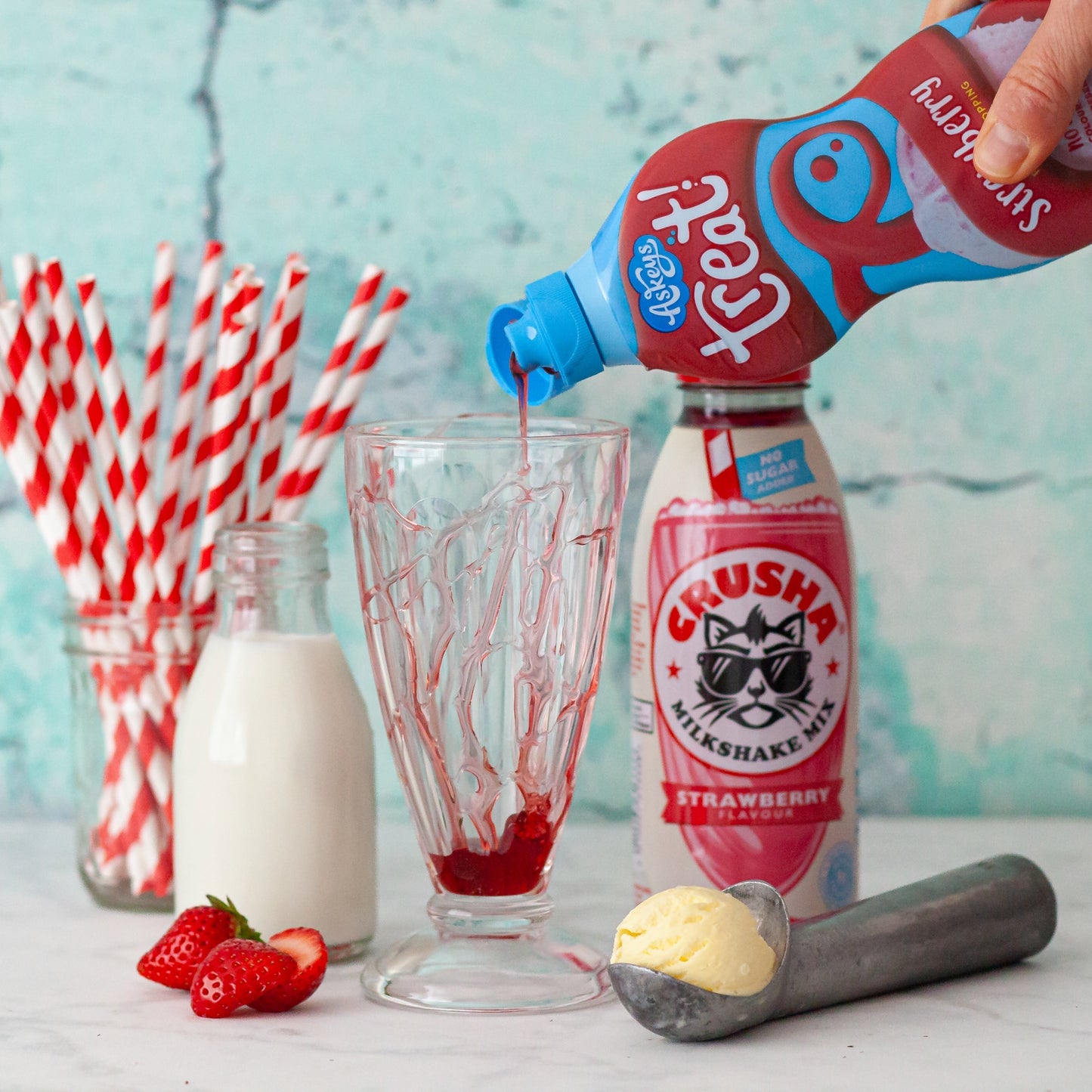 Crusha Strawberry No Added Sugar 500Ml — image 3