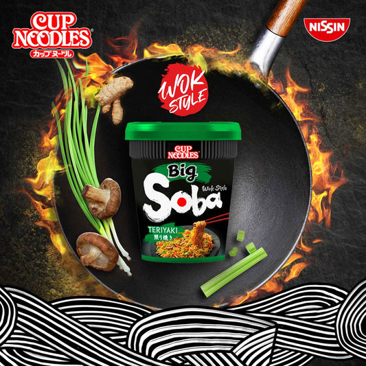 Cup Noodles Big Wok Style Soba - Chilli 115g