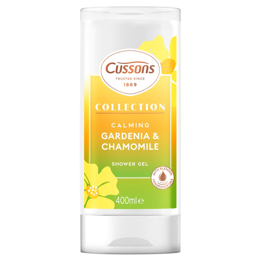 CUSSONS COLLECTION BODY WASH GARDENIA & CHAMOMILE 400ML — image 1