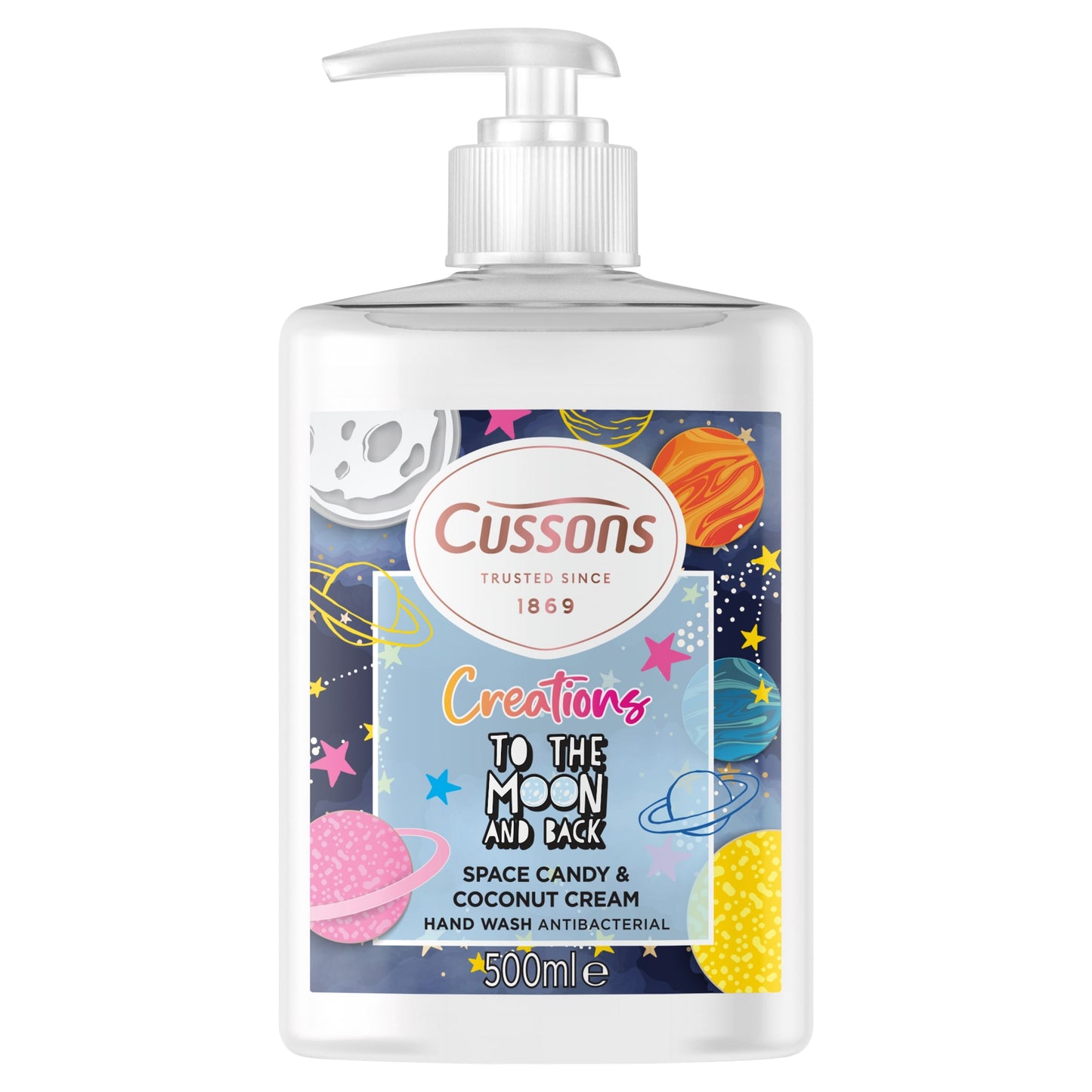 CUSSONS CREATIONS HANDWASH TO THE MOON AND BACK 500ML — image 1