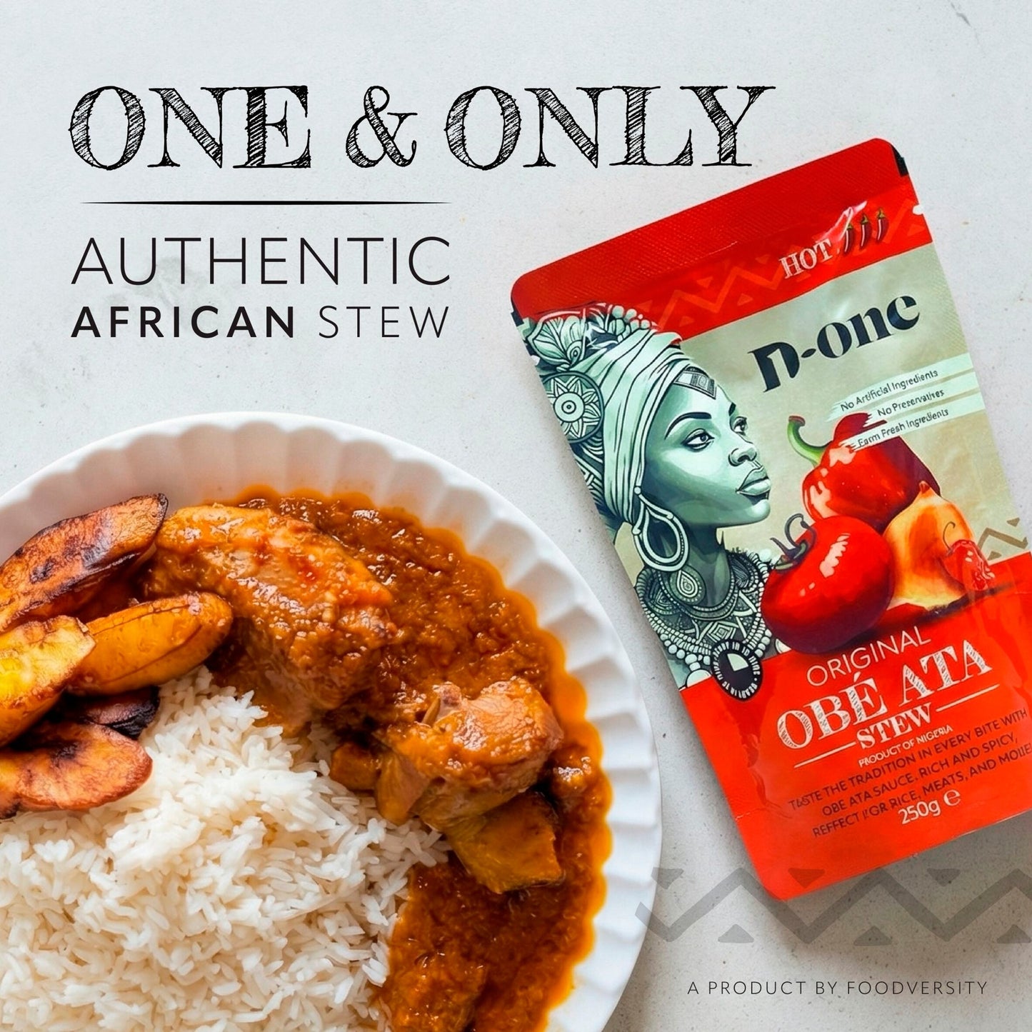 D-One Obe Ata Stew Hot 250g — image 2
