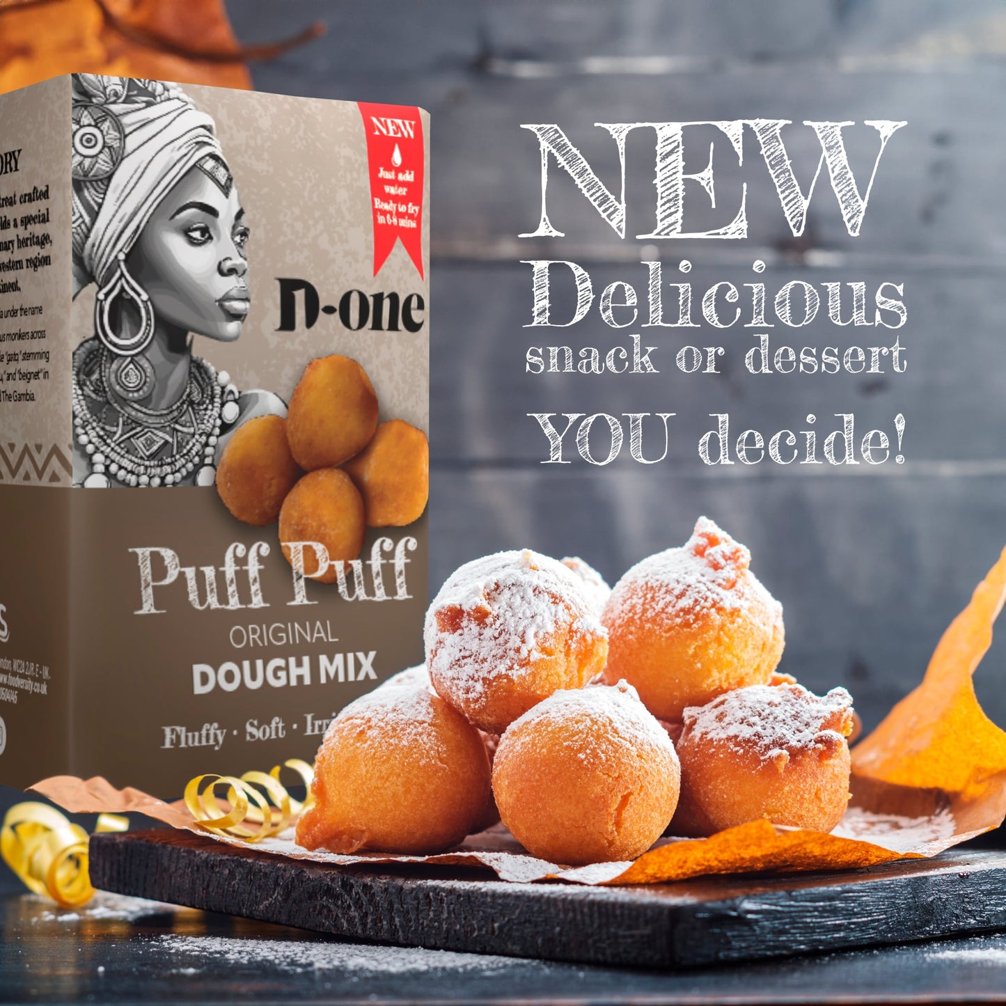 D-One Puff Puff Dough Mix 500g — image 2