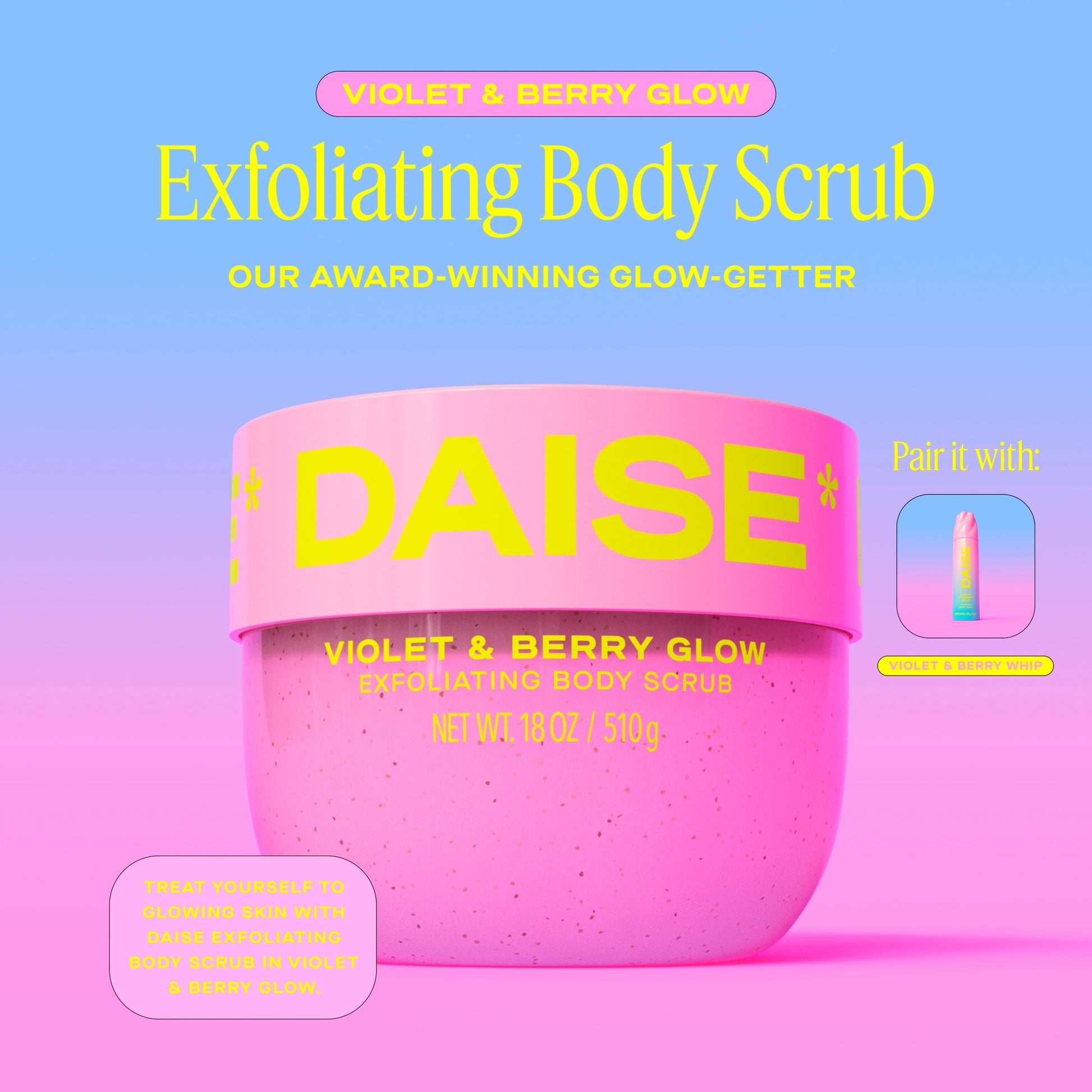 DAISE BODY SCRUB BLOOM Violet & Berry 510 G — image 5