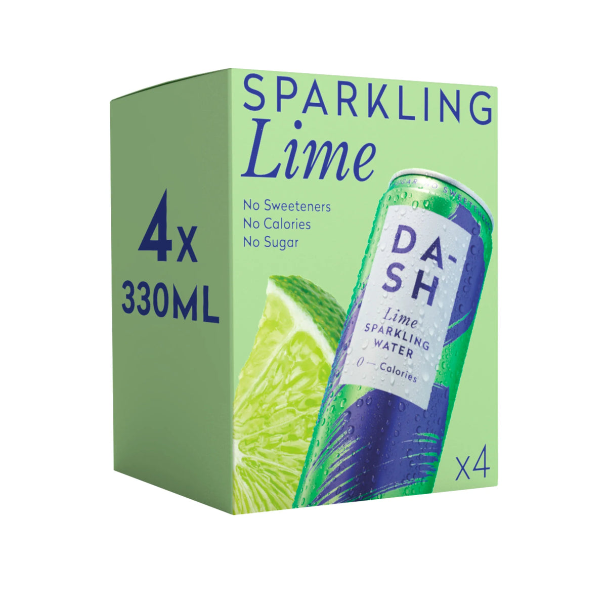 Dash Lime Sparkling Water 4 x 330ml — image 2