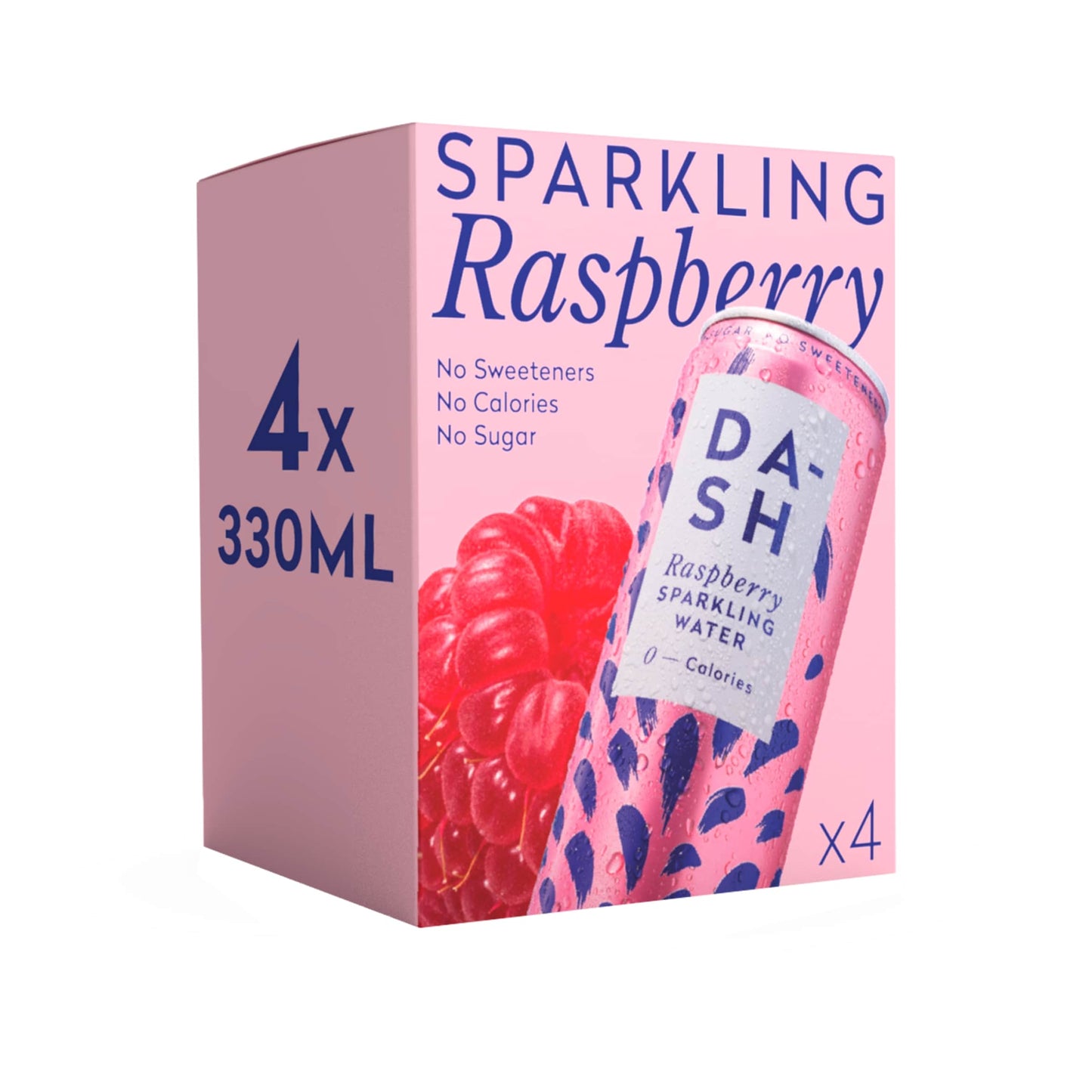 Dash Raspberry Sparkling Water 4 x 330ml — image 2