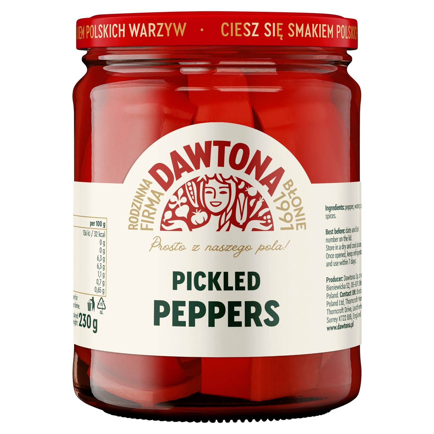 Dawtona Pepper Quarters 500G — image 1