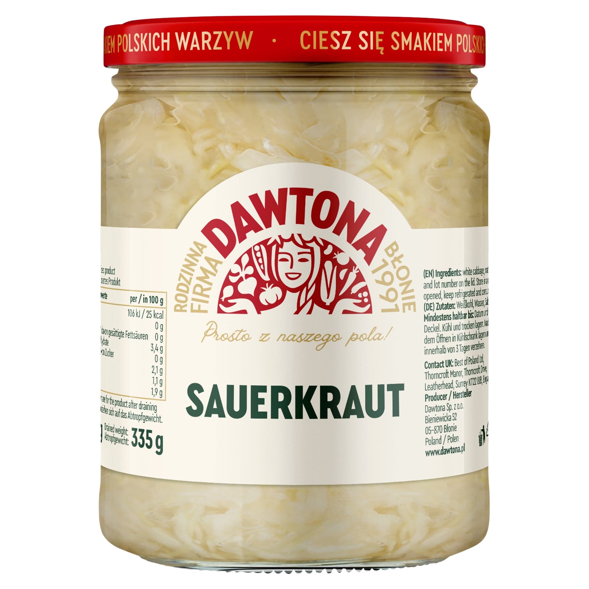 Dawtona Sauerkraut 500G — image 1