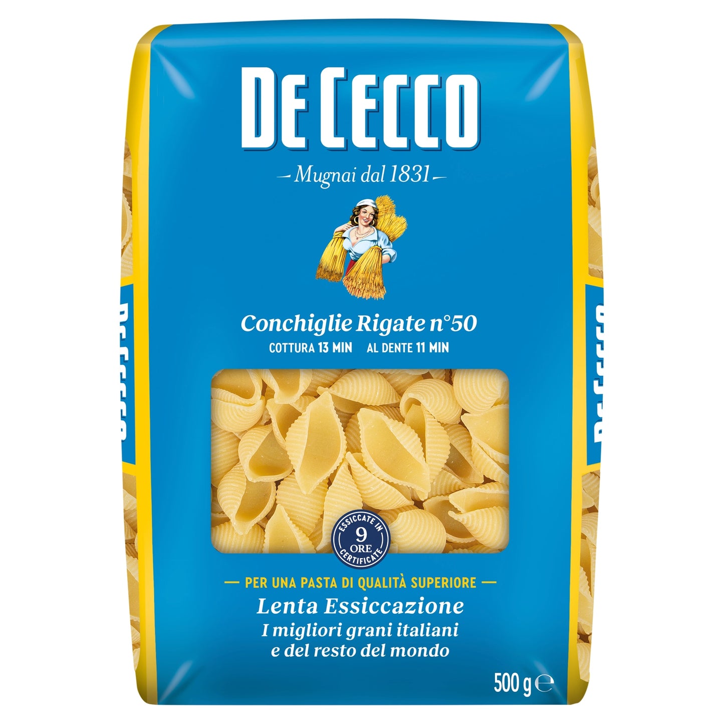 De Cecco Conchiglie Rigate 500g — image 1