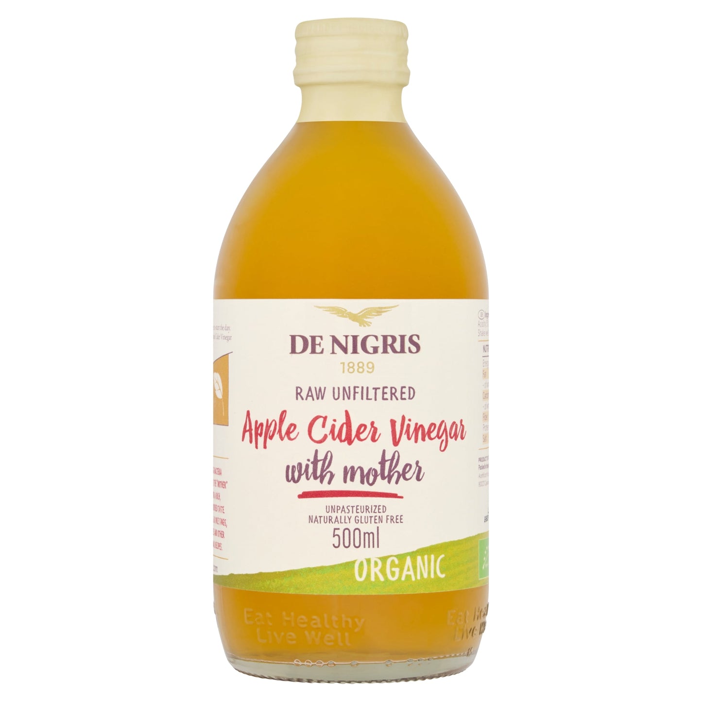 De Nigris Apple Cider Vinegar With Mother 500ml — image 1