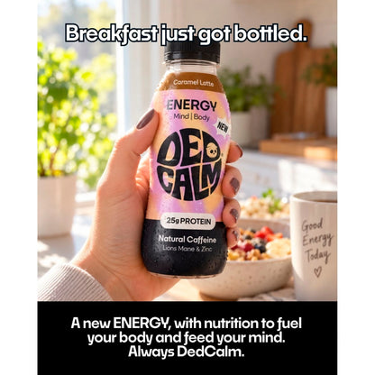 DedCalm Protein Energy Drink - Caramel Latte Flavour - 330ml — image 4