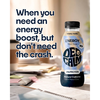 DedCalm Protein Energy Drink - Vanilla Flavour - 330ml — image 3