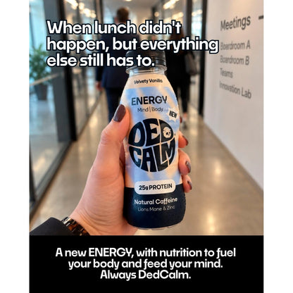 DedCalm Protein Energy Drink - Vanilla Flavour - 330ml — image 4