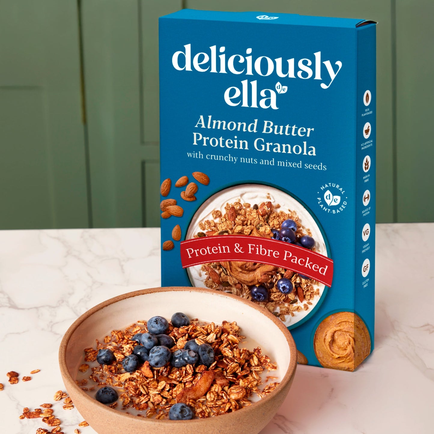 Deliciously Ella Almond Butter Protein Granola 350g — image 3
