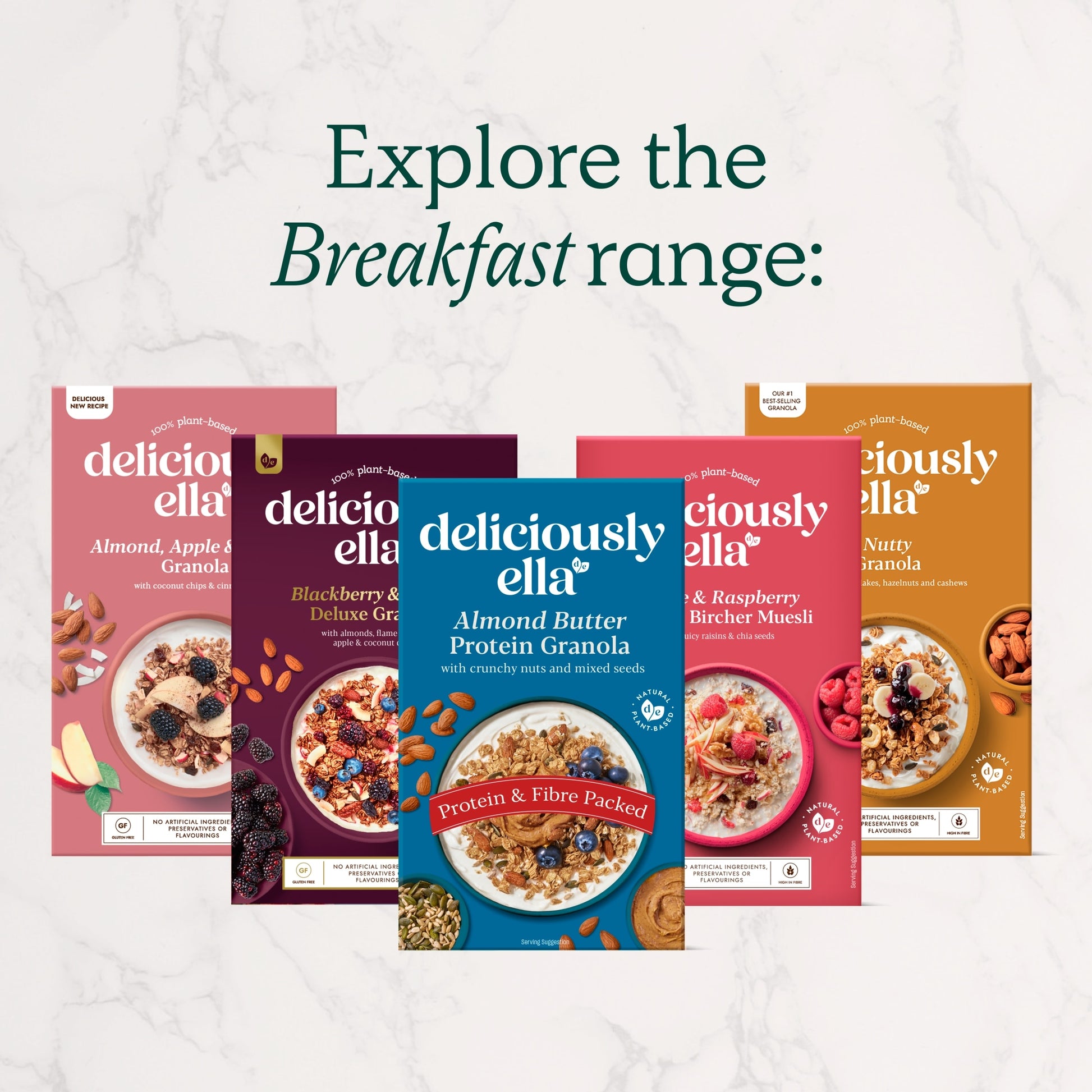 Deliciously Ella Almond Butter Protein Granola 350g — image 5