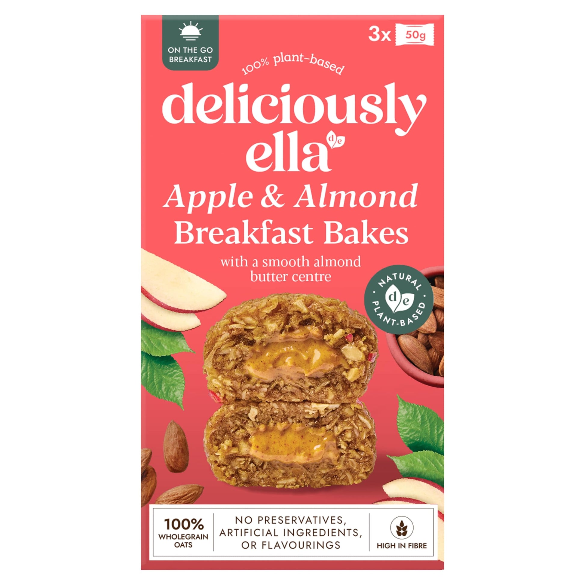 Deliciously Ella Apple & Almond Breakfast Bakes 150g — image 1