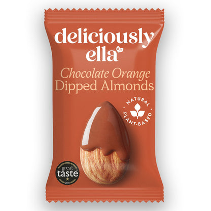 Deliciously Ella Chocolate Orange Dipped Almonds 27g — image 1