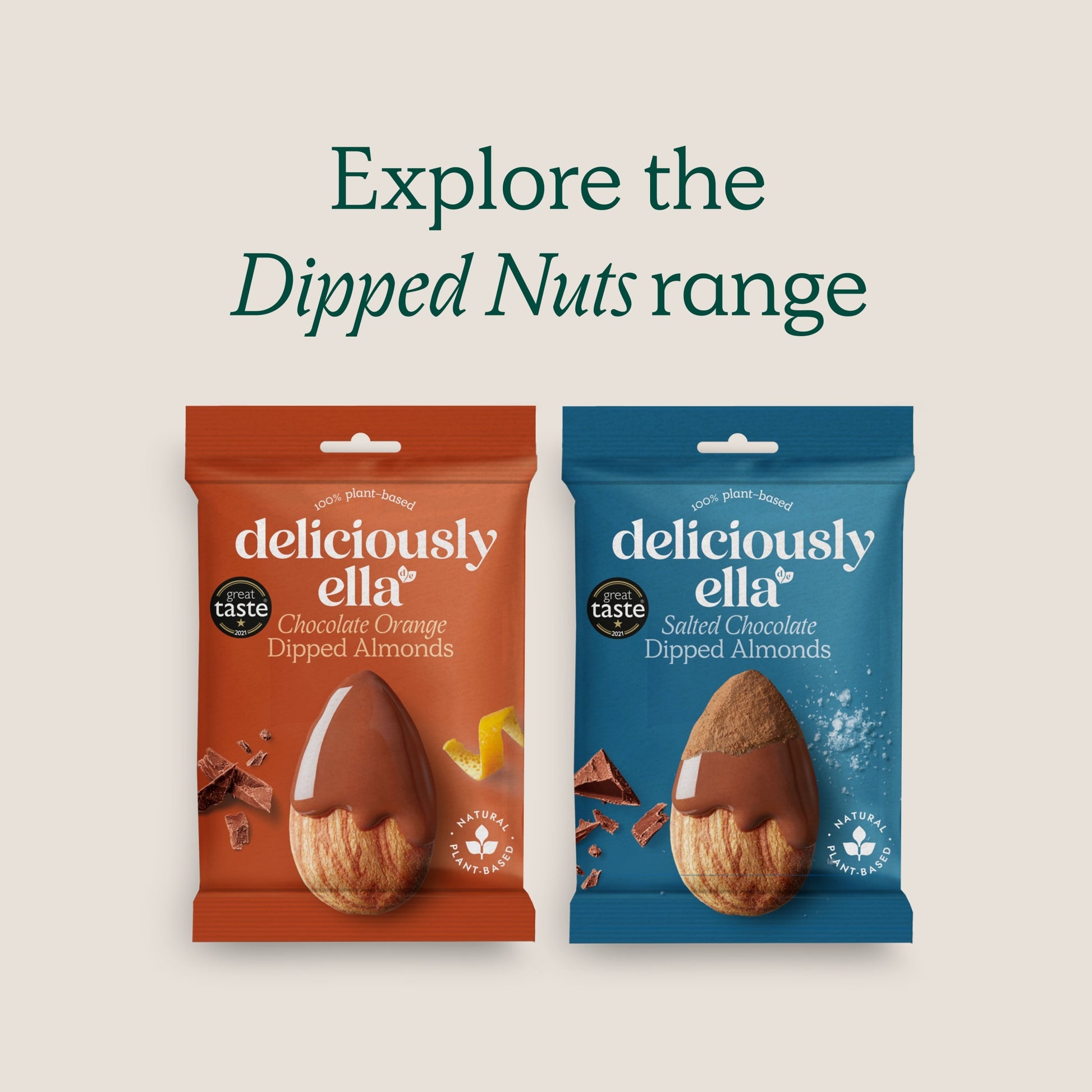 Deliciously Ella Chocolate Orange Dipped Almonds 27g — image 4