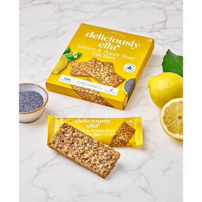 Deliciously Ella Lemon & Poppy Seed Oat Bar Multipack 50g x 3 — image 2