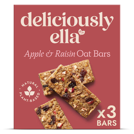 Deliciously Ella Oat Bars - Apple, Raisin & Cinnamon 3 Pack 50g — image 1