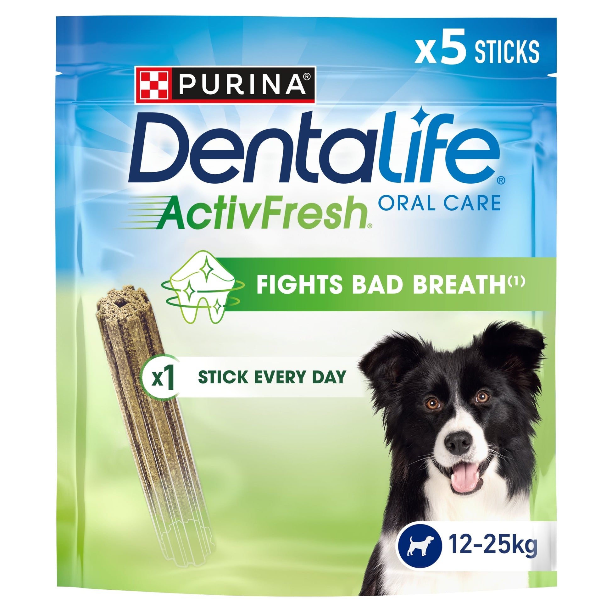 DENTALIFE ActivFresh Medium Dental Chicken Dog Chews 5 Sticks — image 1