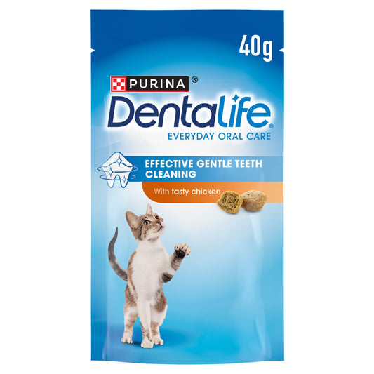 DENTALIFE Dental Chicken Cat Treats 40g — image 1